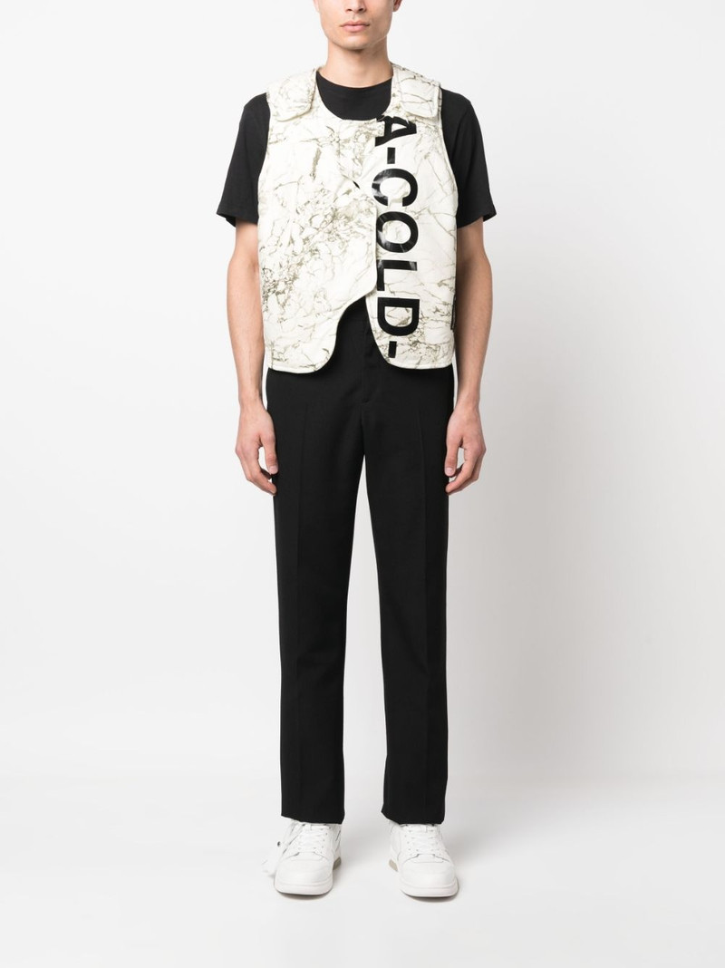 A-COLD-WALL* Overset asymmetric padded gilet outlook