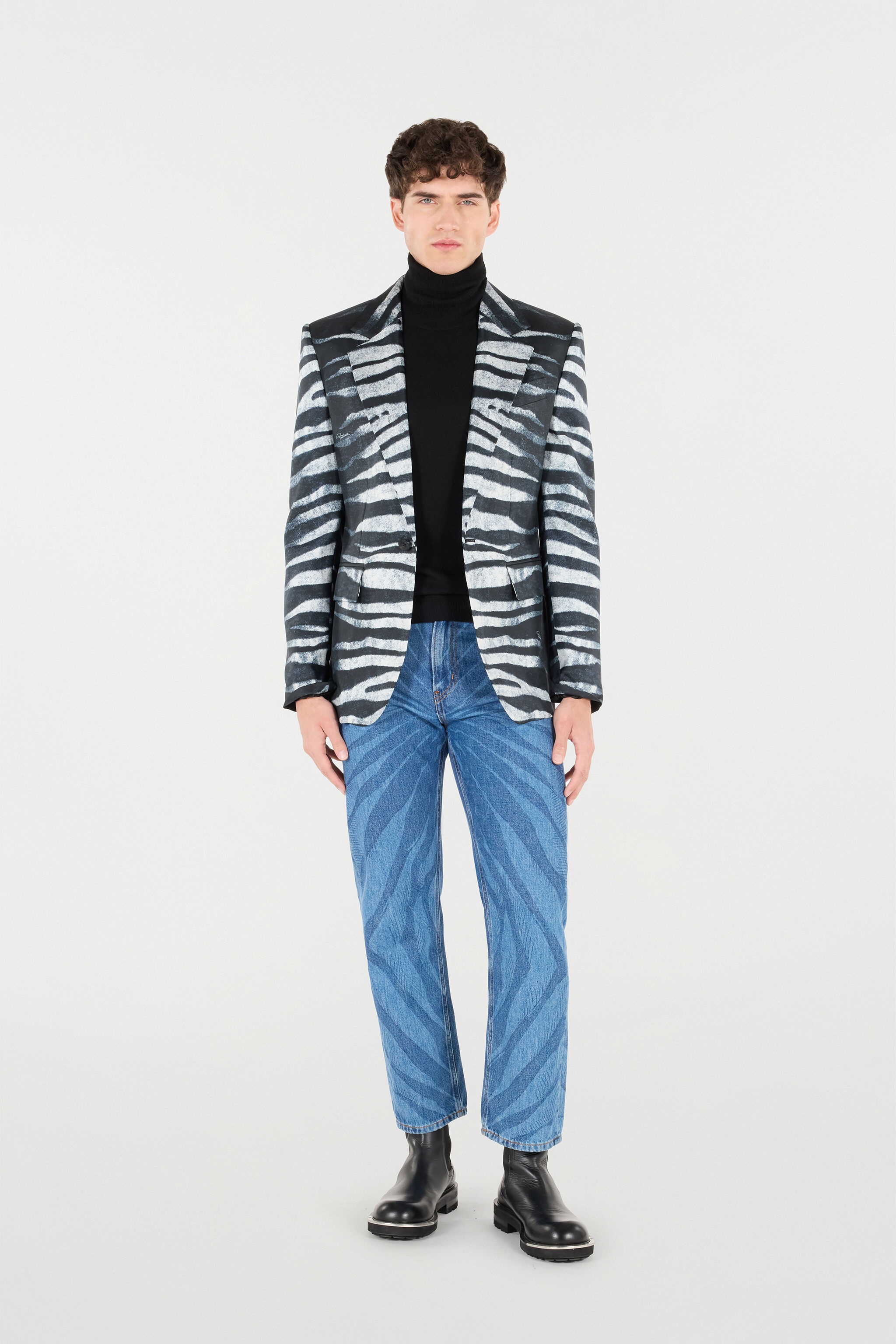 Zebra-Print Blazer - 2