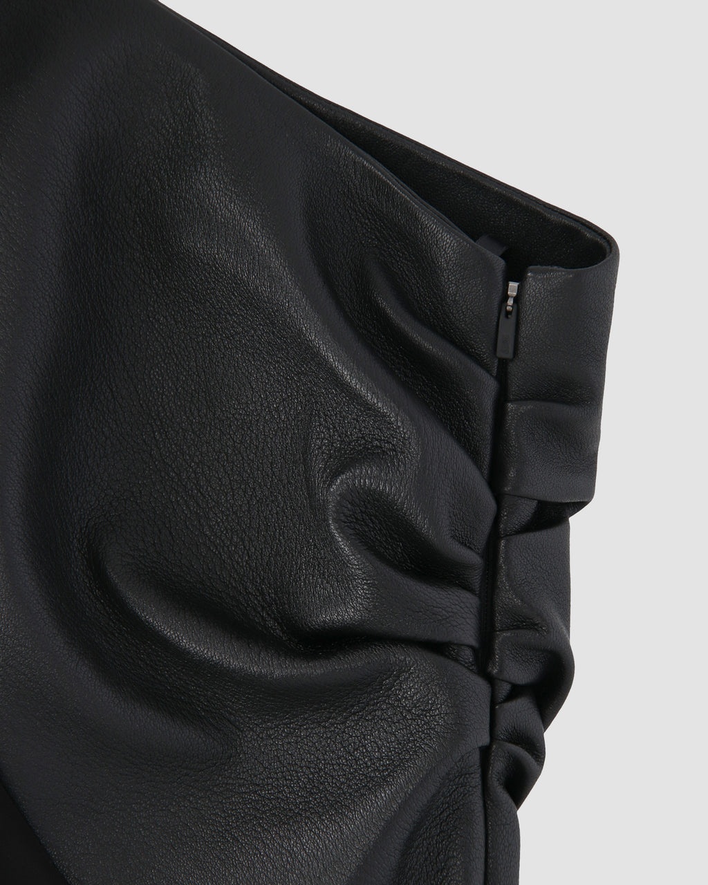SLICED LEATHER DRESS - 8