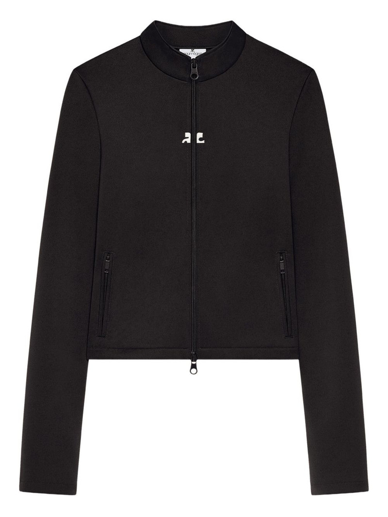 cropped zip-up jacket 1