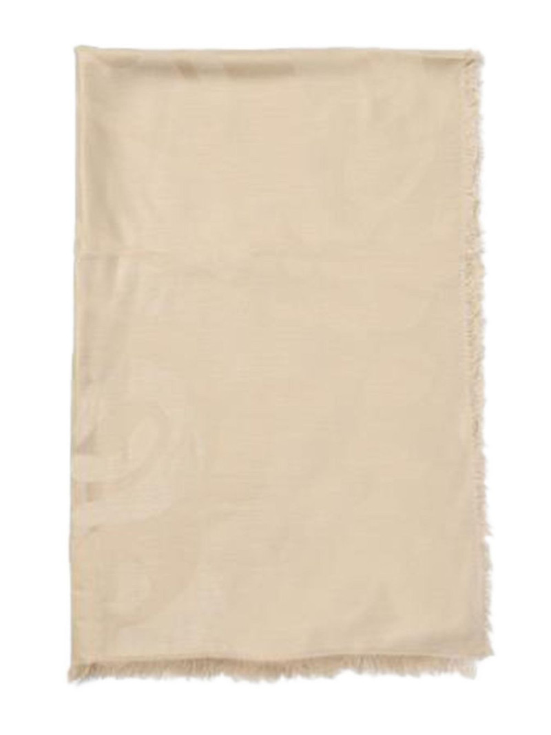 Max Mara Selvi fringed scarf outlook