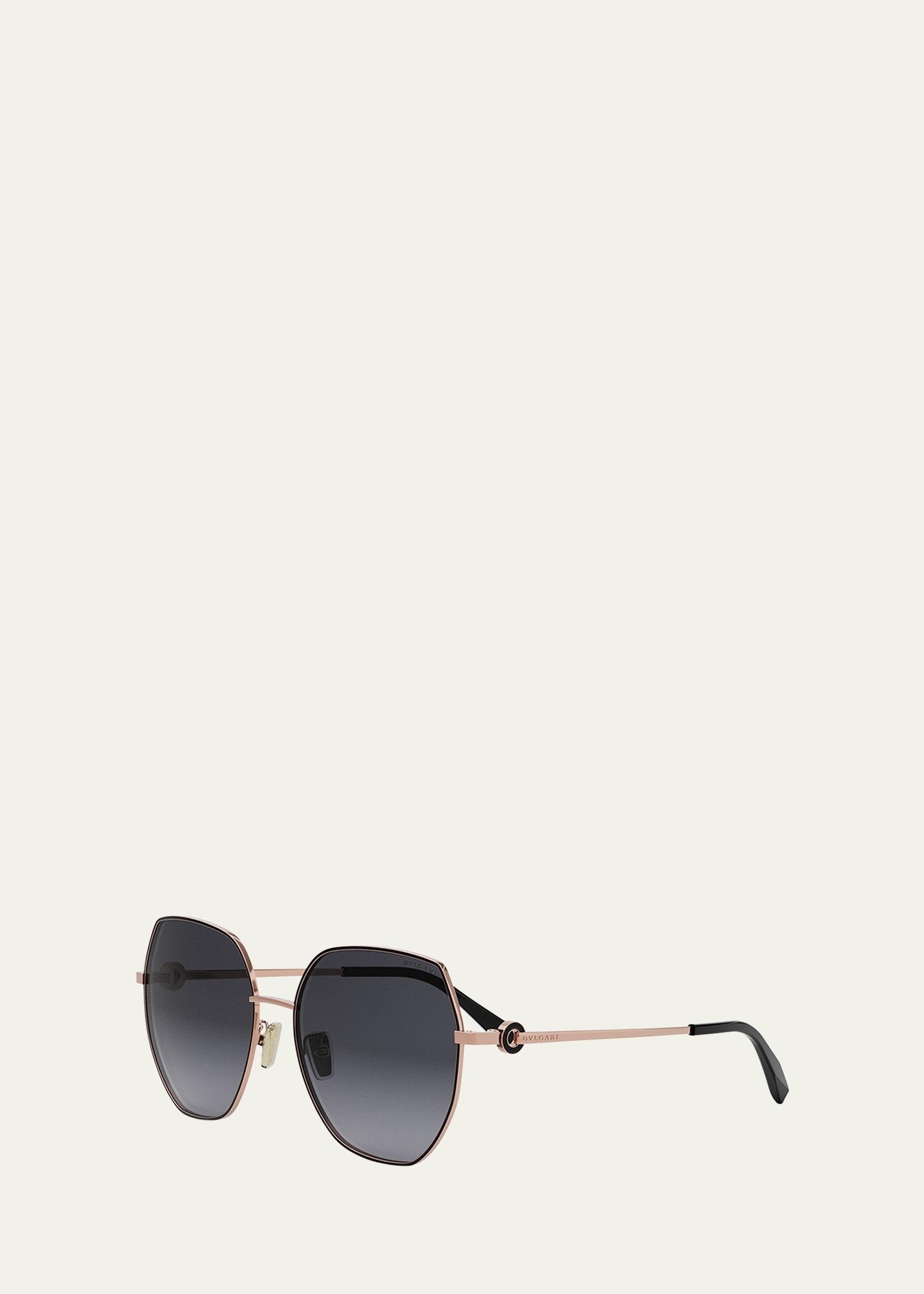 Round Metal & Nylon Sunglasses - 2