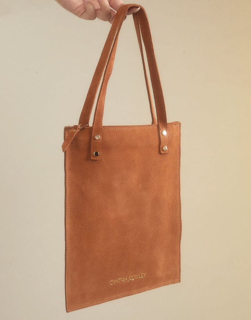 Sleek Suede Tote 1