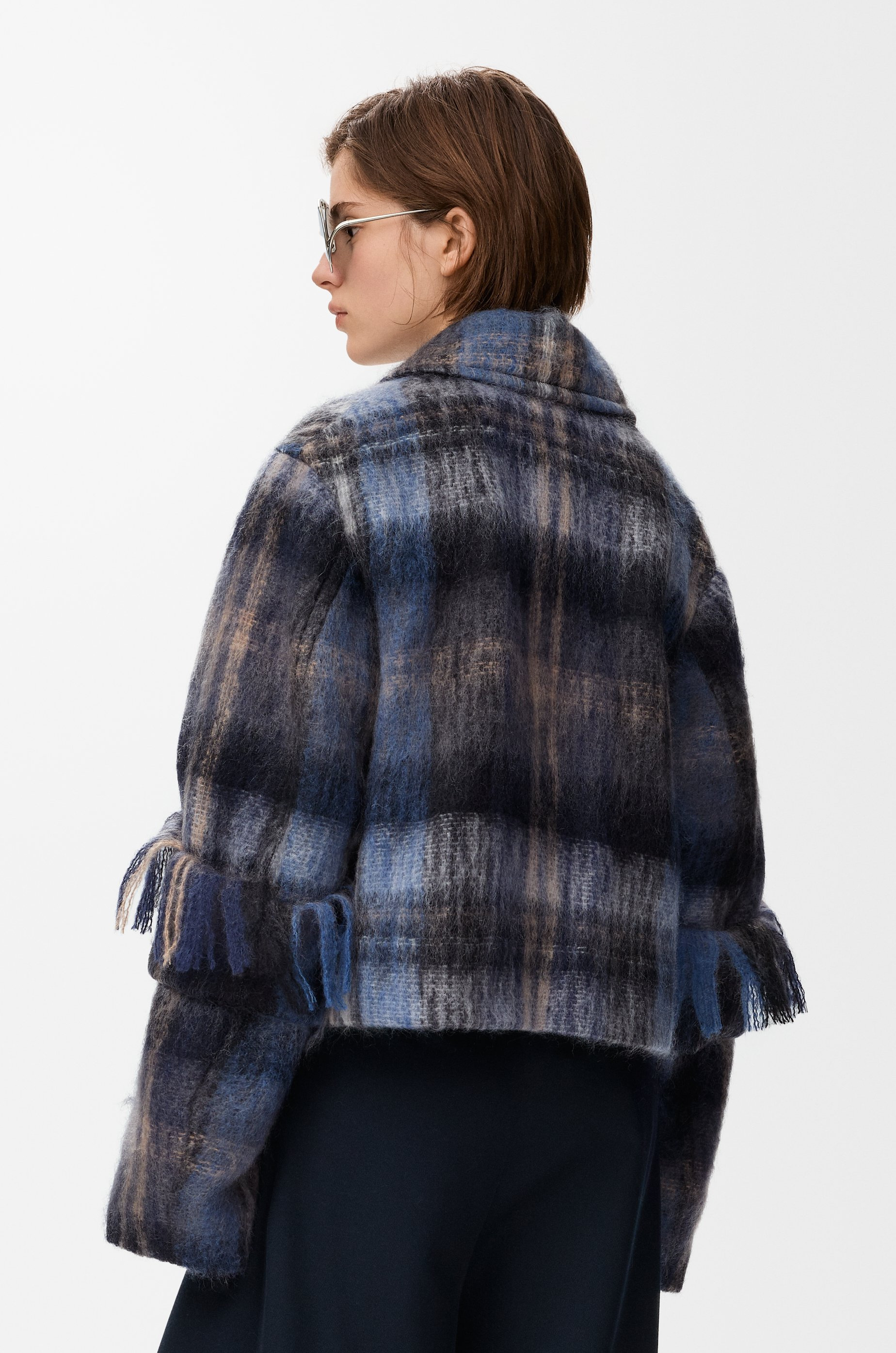 Jacket in mohair and wool blend - 4