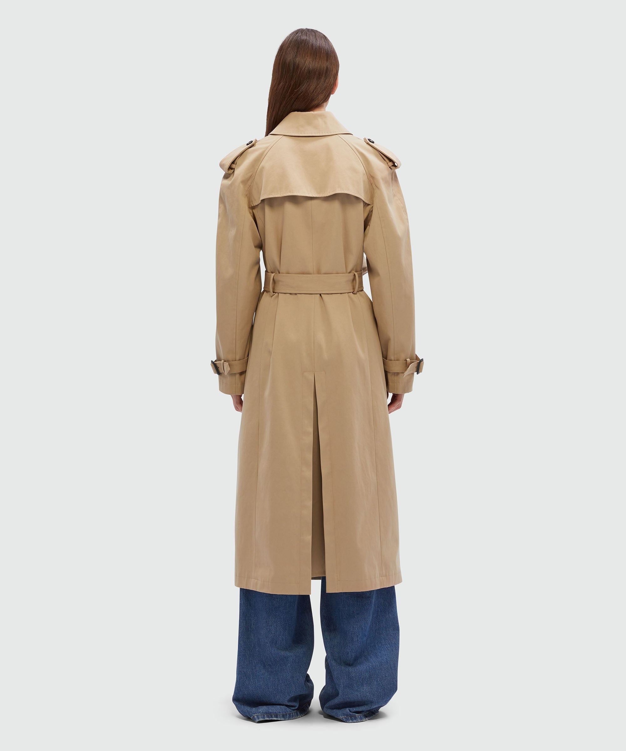 "La Vedetta" faille trench coat - 3