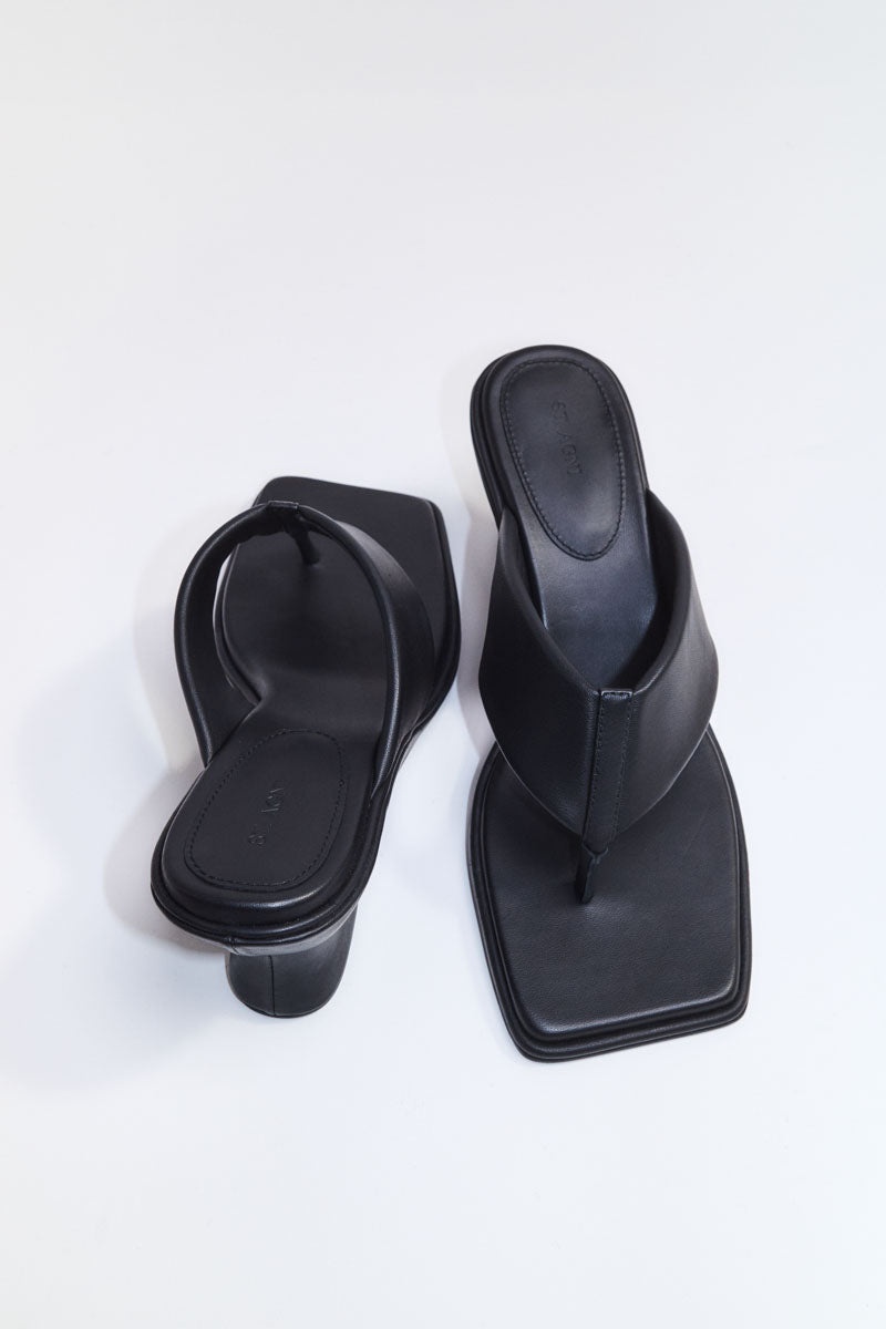 Soft Thong Contour Wedge - Black - 3