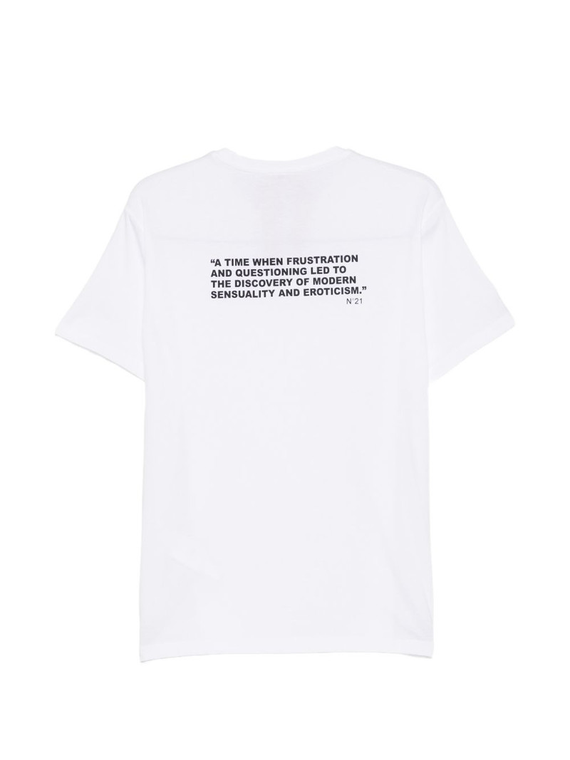 N°21 logo-detail T-shirt outlook