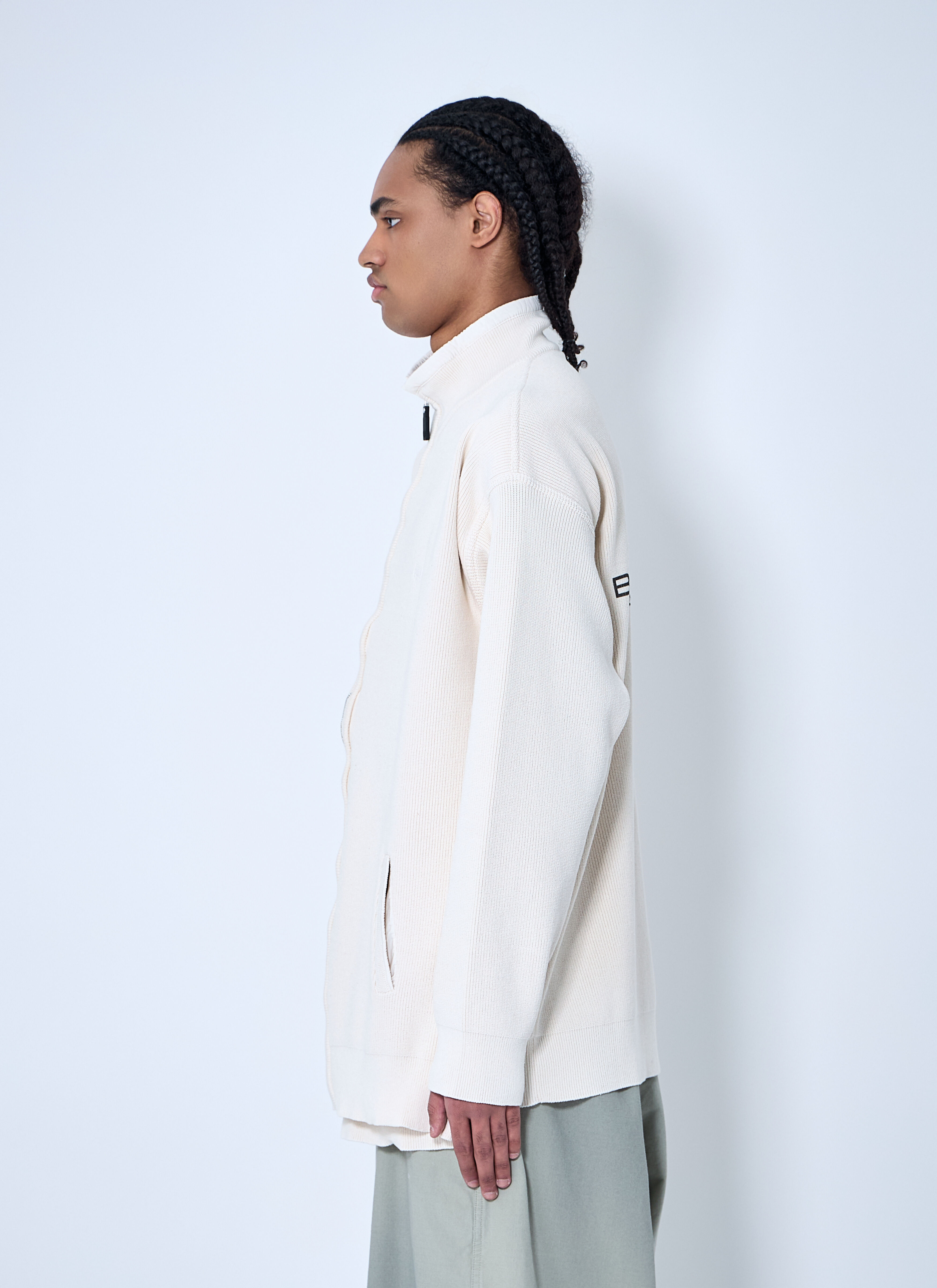 Interwined Zip-Up Sweater - 3
