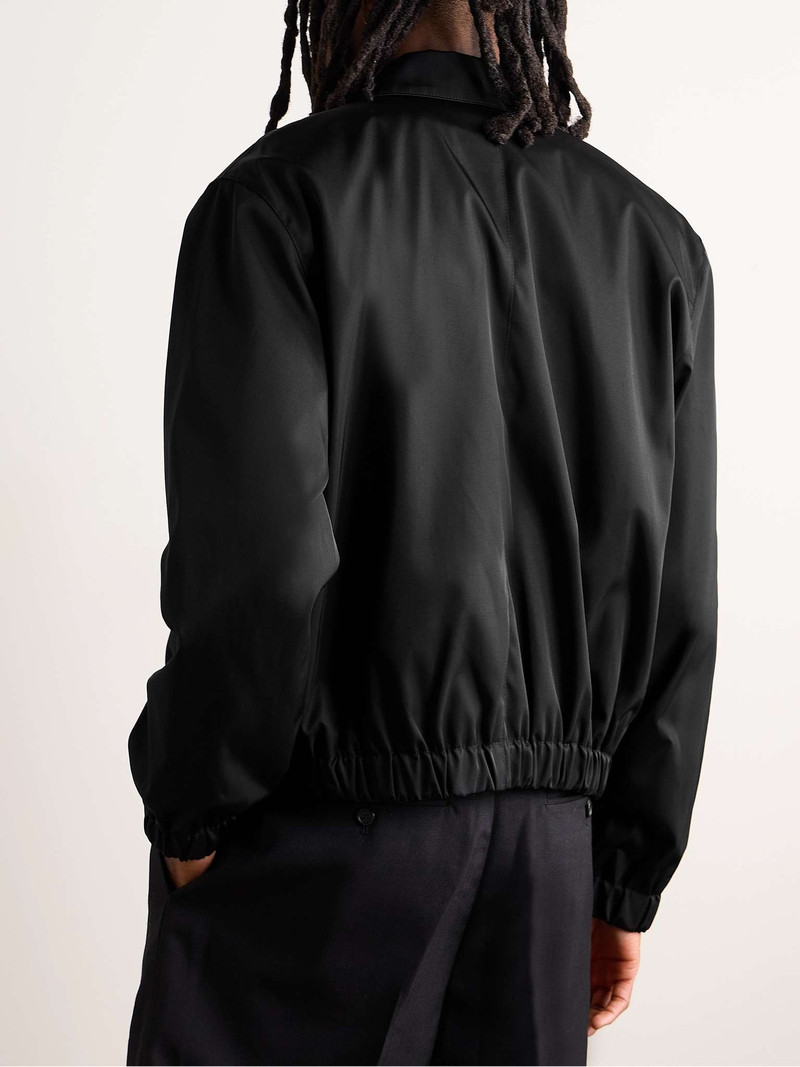 Logo-Embellished Satin-Twill Blouson Jacket 4