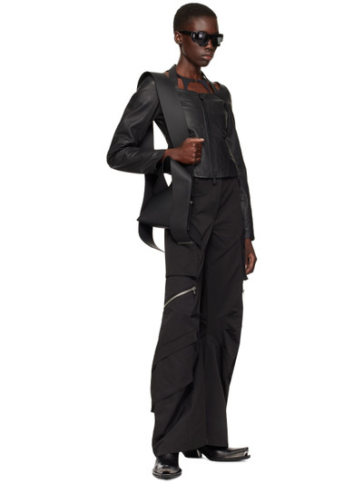 HELIOT EMIL™ Black Tritor Leather Jacket outlook