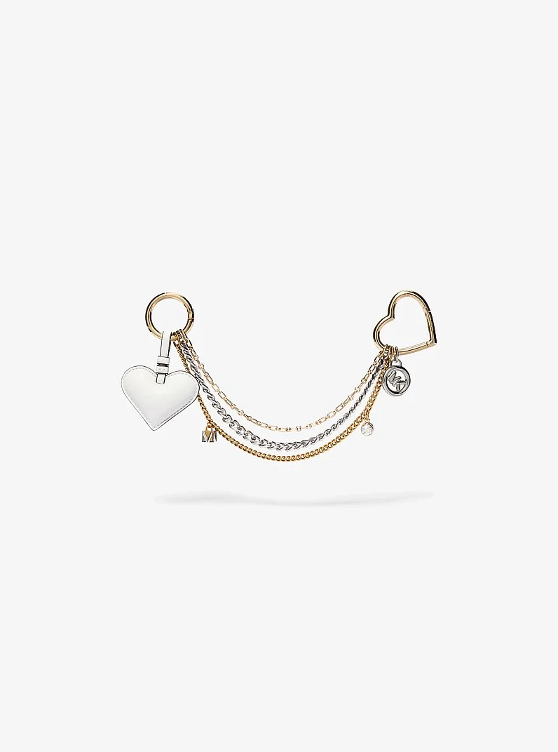 Heart Chain Bag Charm - 1