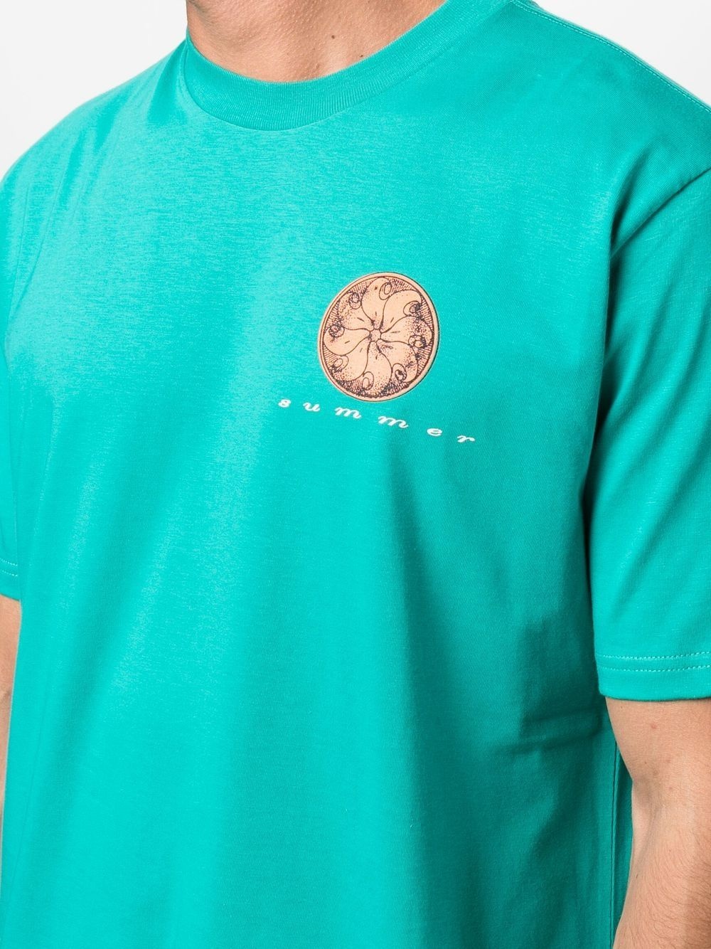 logo-print short-sleeved T-shirt - 5