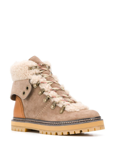 See by Chloé shearling trek boots outlook