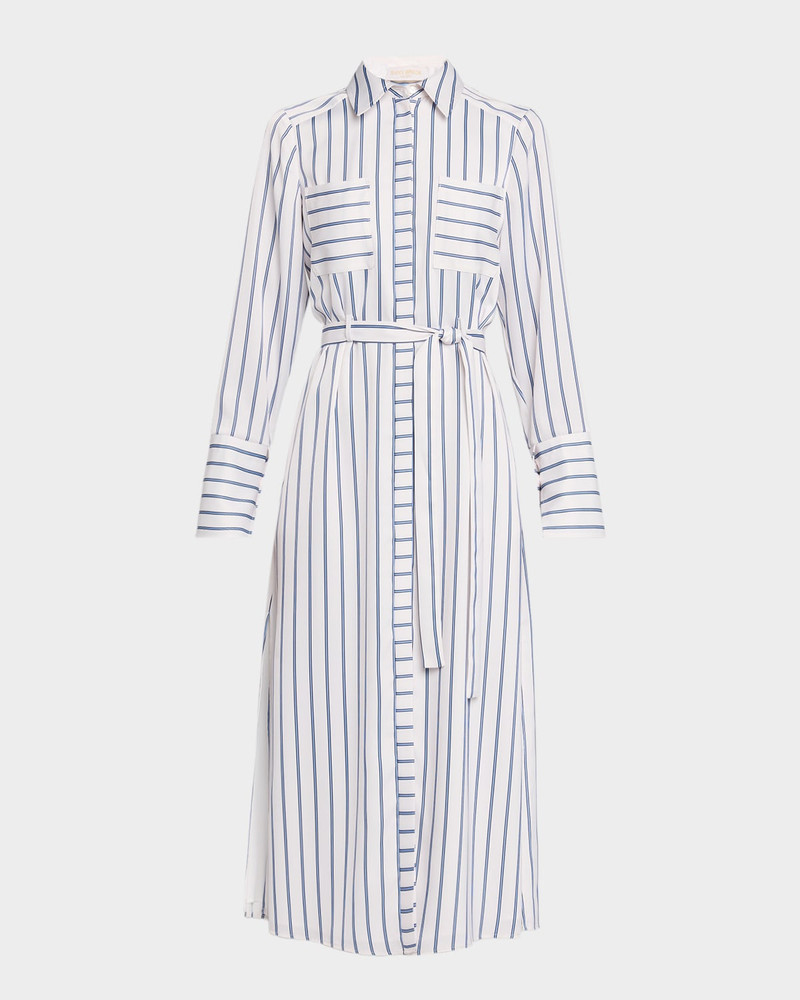 Miriam Striped Midi Shirtdress 1