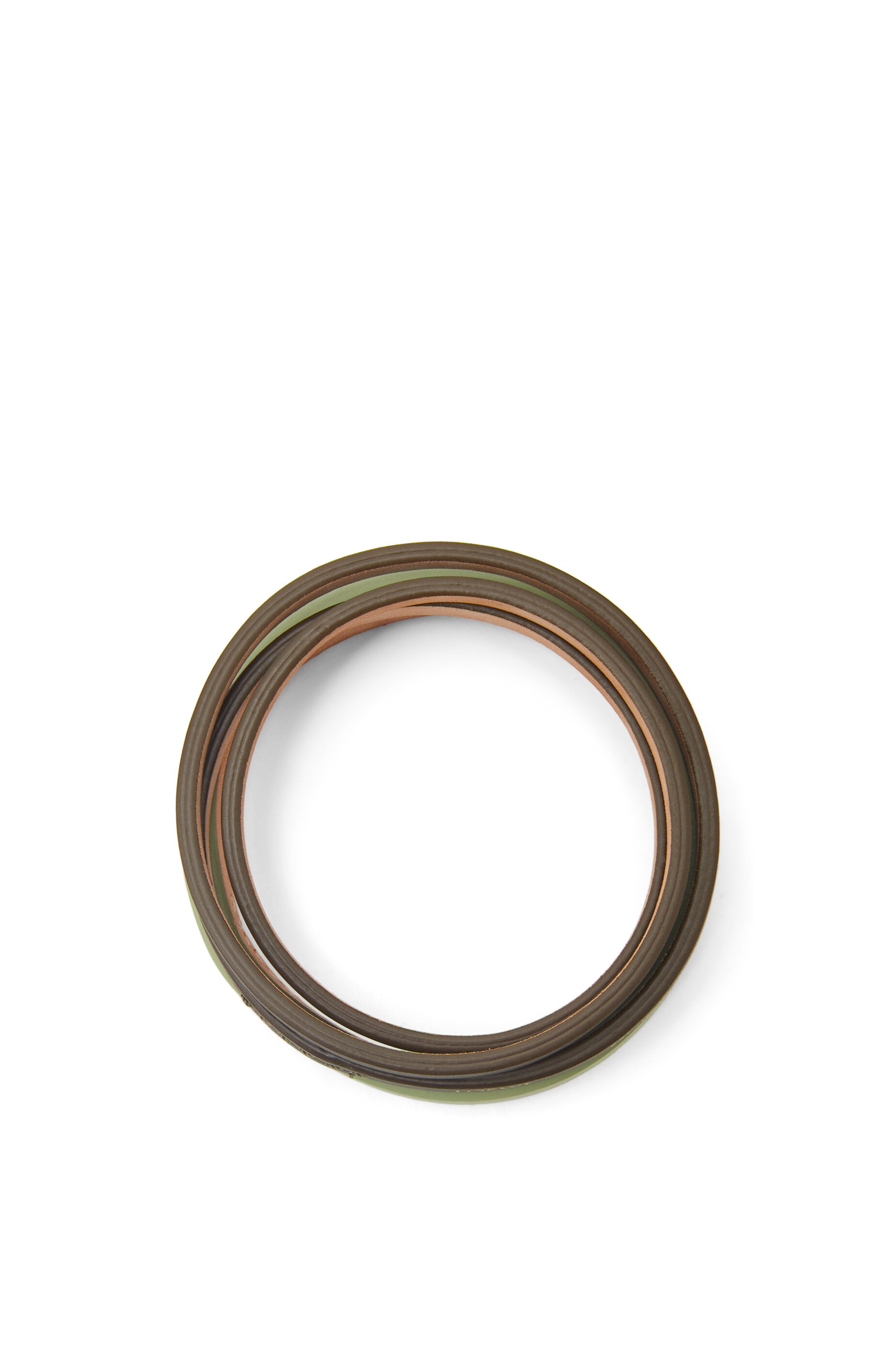 Double bangle set in classic calfskin - 3