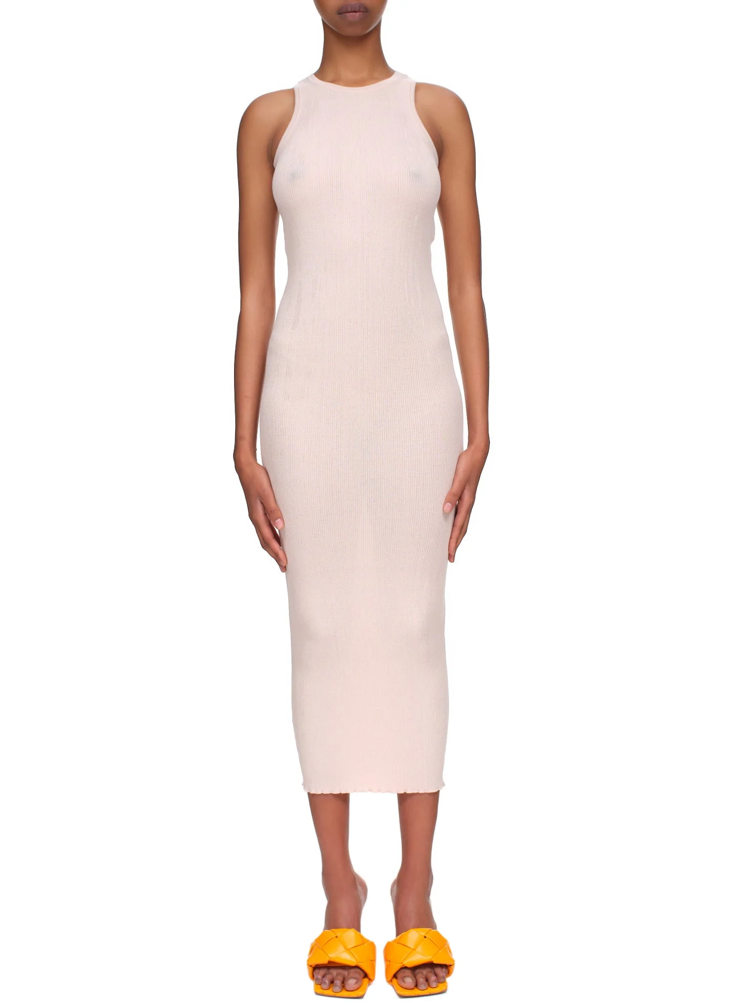 Ribbed Bodycon Dress - 1