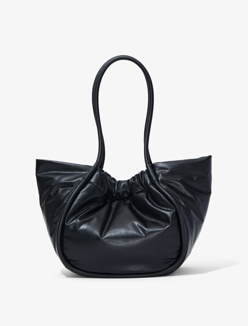 Large Ruched Tote in Puffy Nappa 4