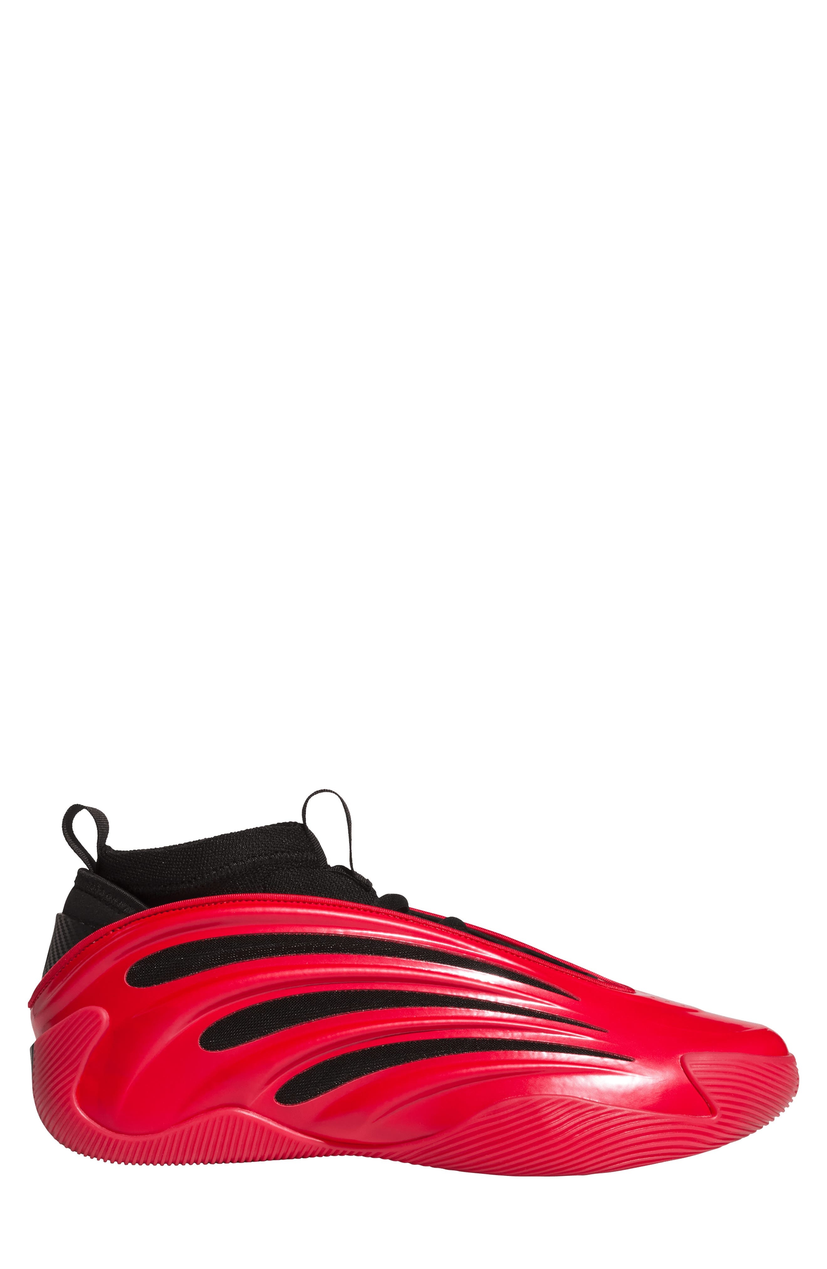 adidas Gender Inclusive Harden Volume 9 Basketball Shoe in Pure Ruby/Black/Lucid Blue at Nordstrom - 3