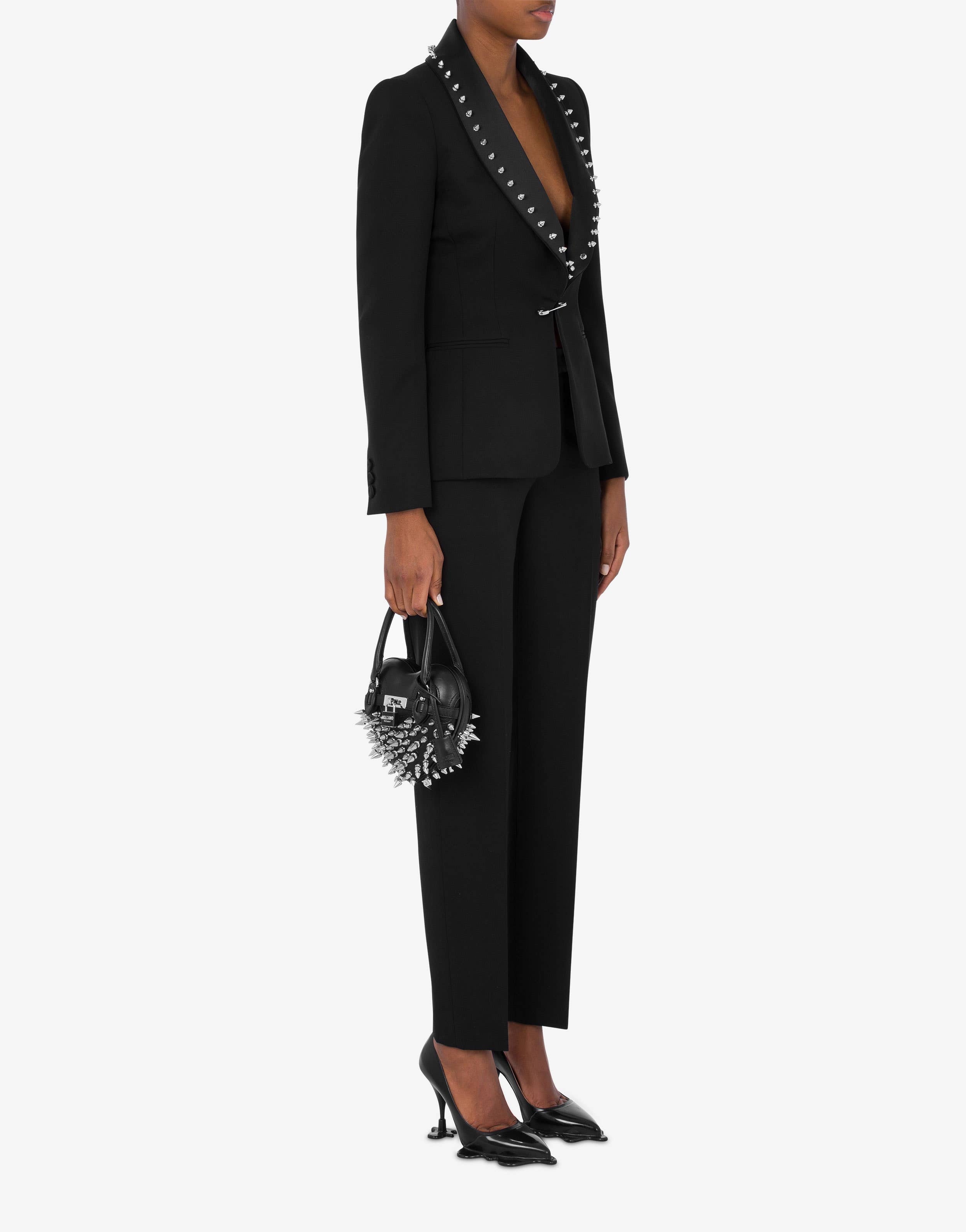 MOSCHINO HEARTBEAT BAG WITH STUDS - 6