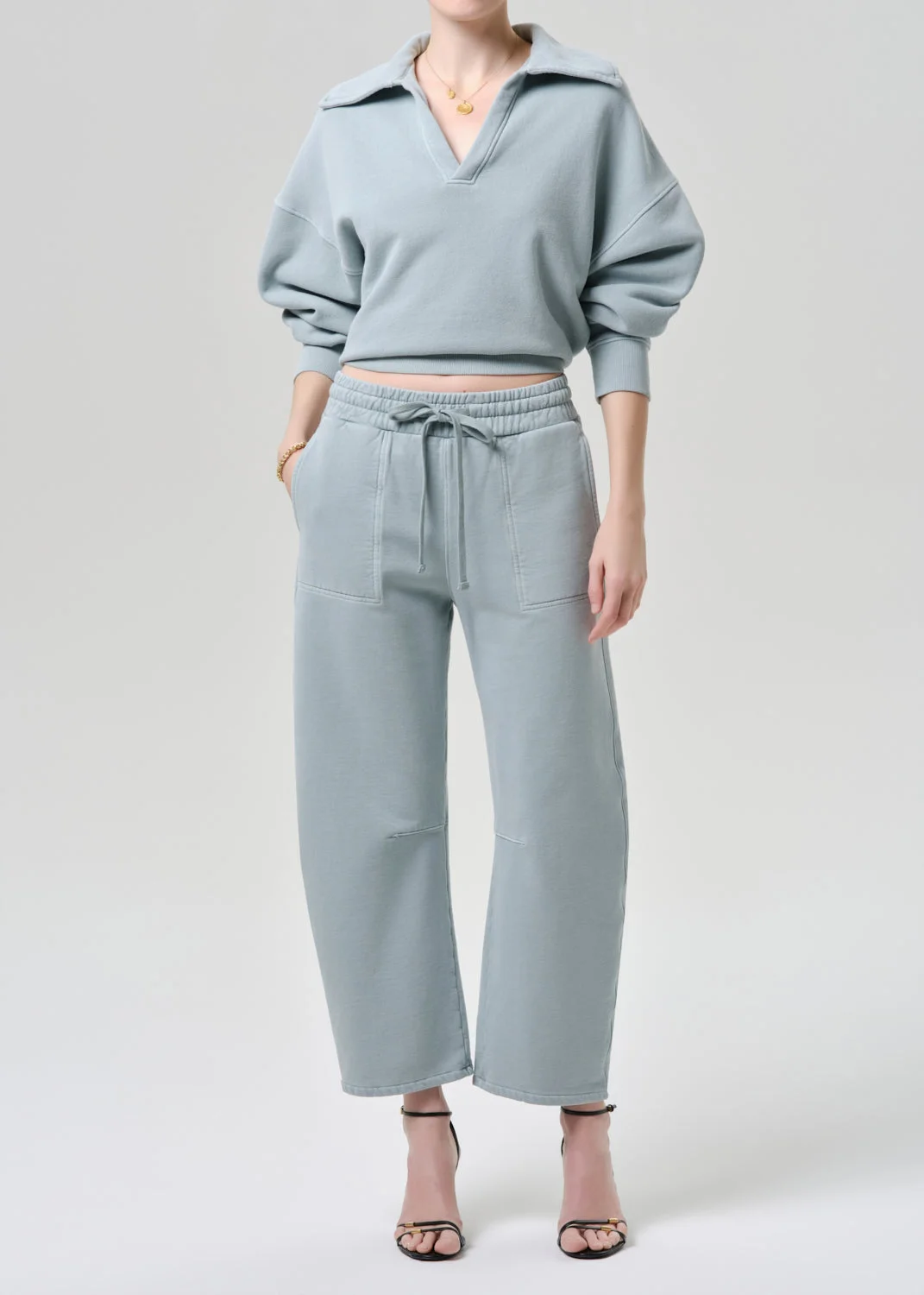 Trapeze Pullover In Sea Glass - 1
