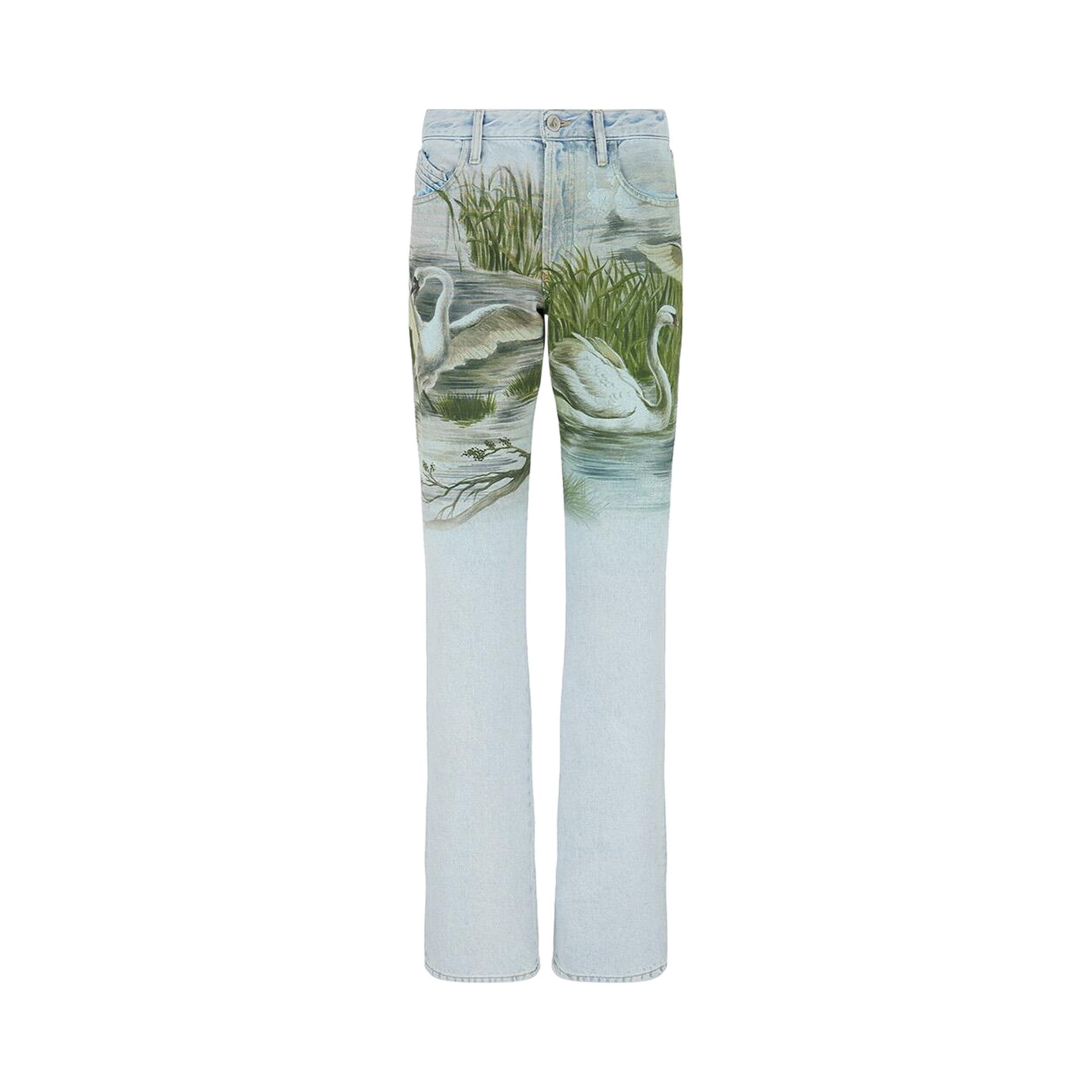 The Attico Swan Jeans 'Sky Blue' - 1