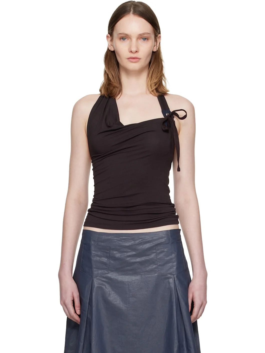 Brown Simulet Tank Top - 1