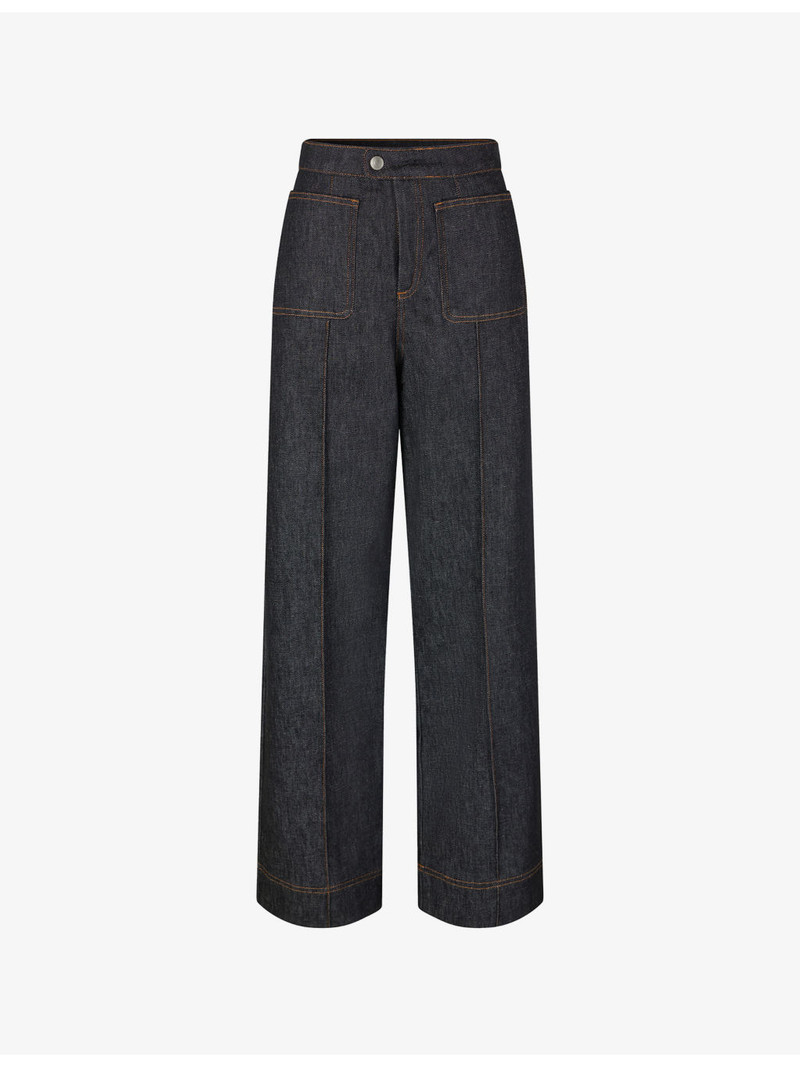 Harry Straight-Leg High-Rise Stretch-Denim Jeans 1