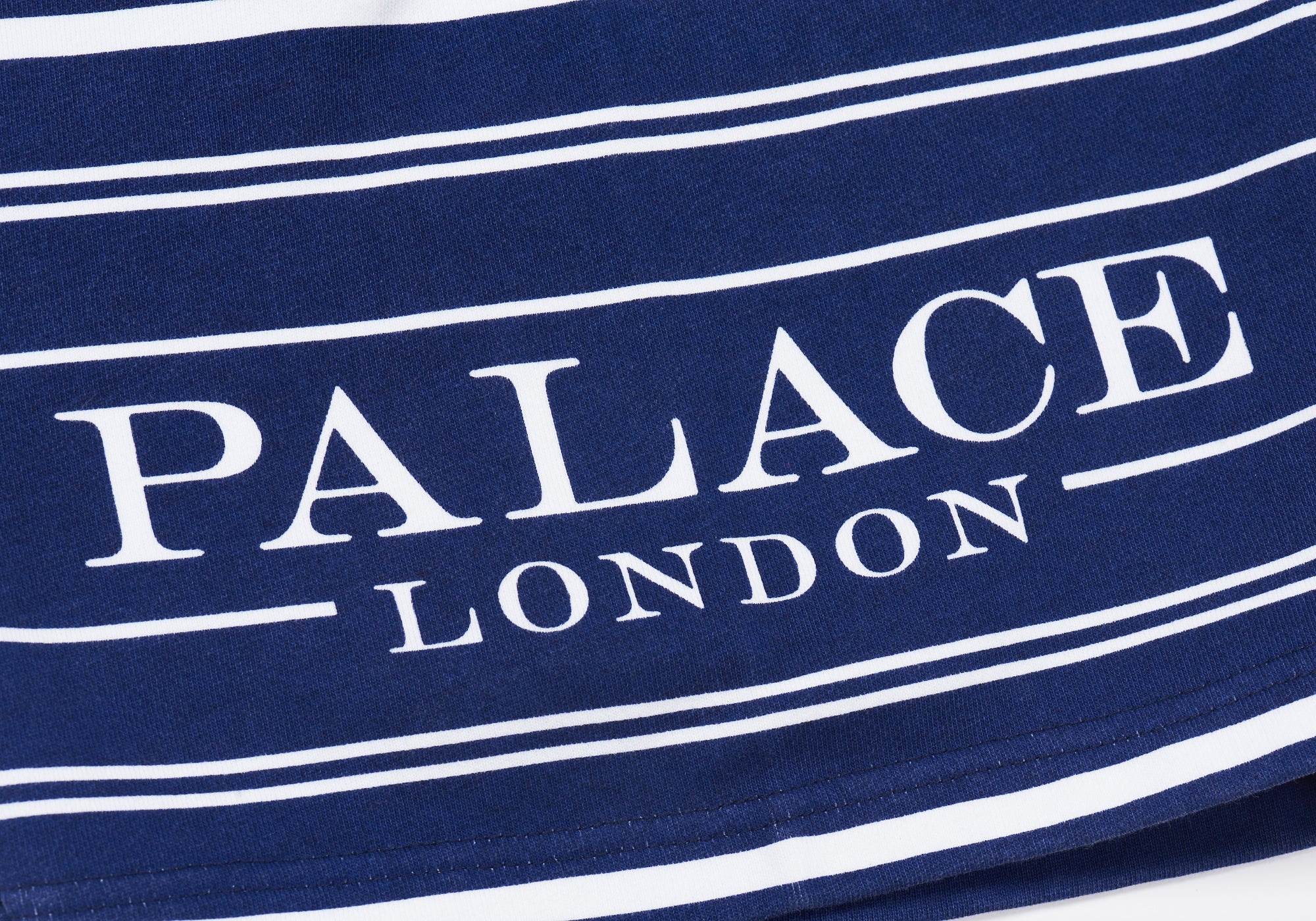 PRINTED STRIPE SHORTS NAVY - 4