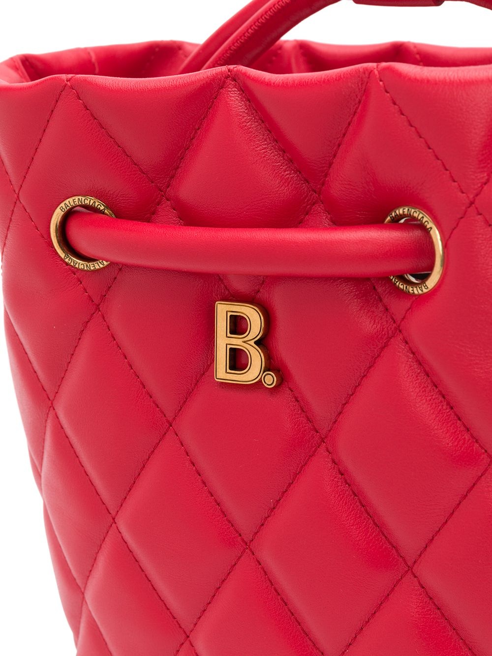 small B quilted bucket bag - 4