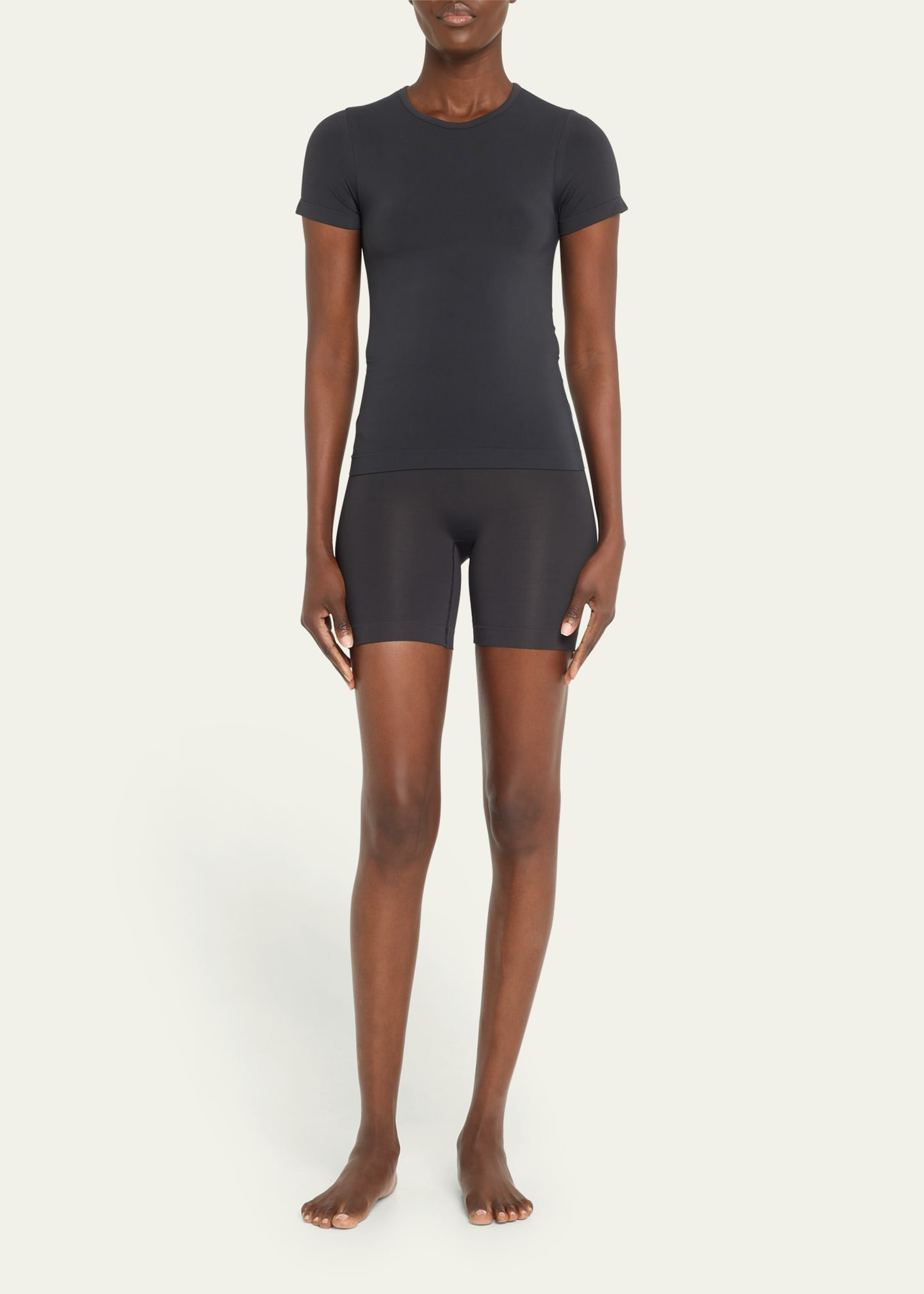 Soft Smoothing Seamless Short-Sleeve T-Shirt - 2