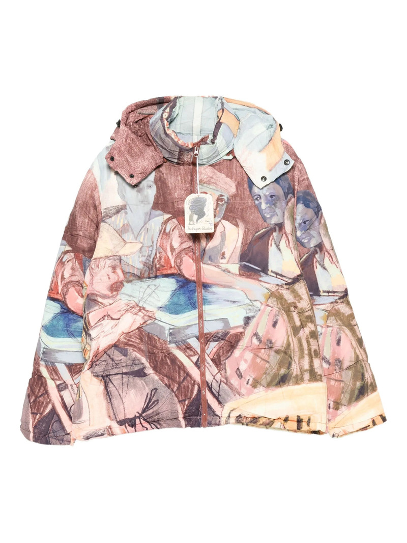 Kidsuper Hooded Graphic-print Jacket 1