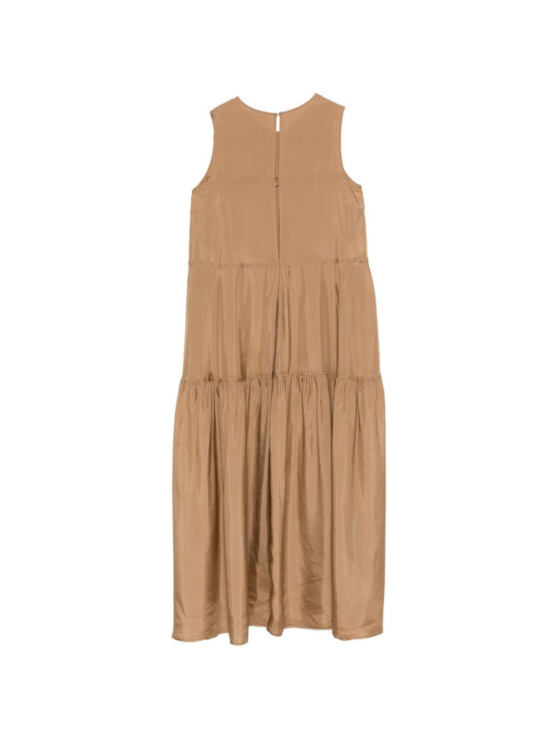 Aspesi tiered sleeveless dress outlook