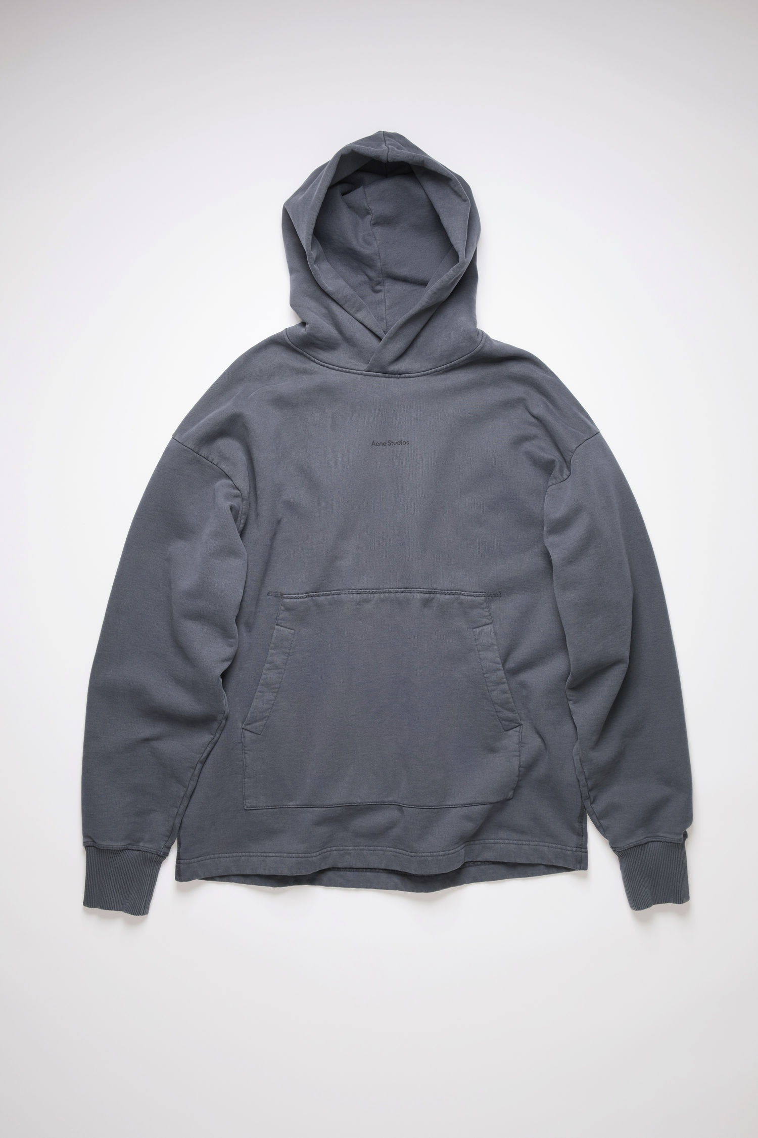 Hooded sweatshirt - Slate grey - 1