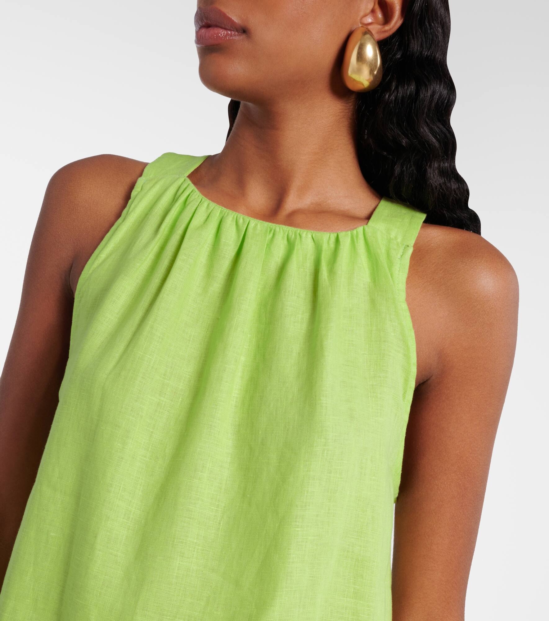 Adana linen minidress - 4
