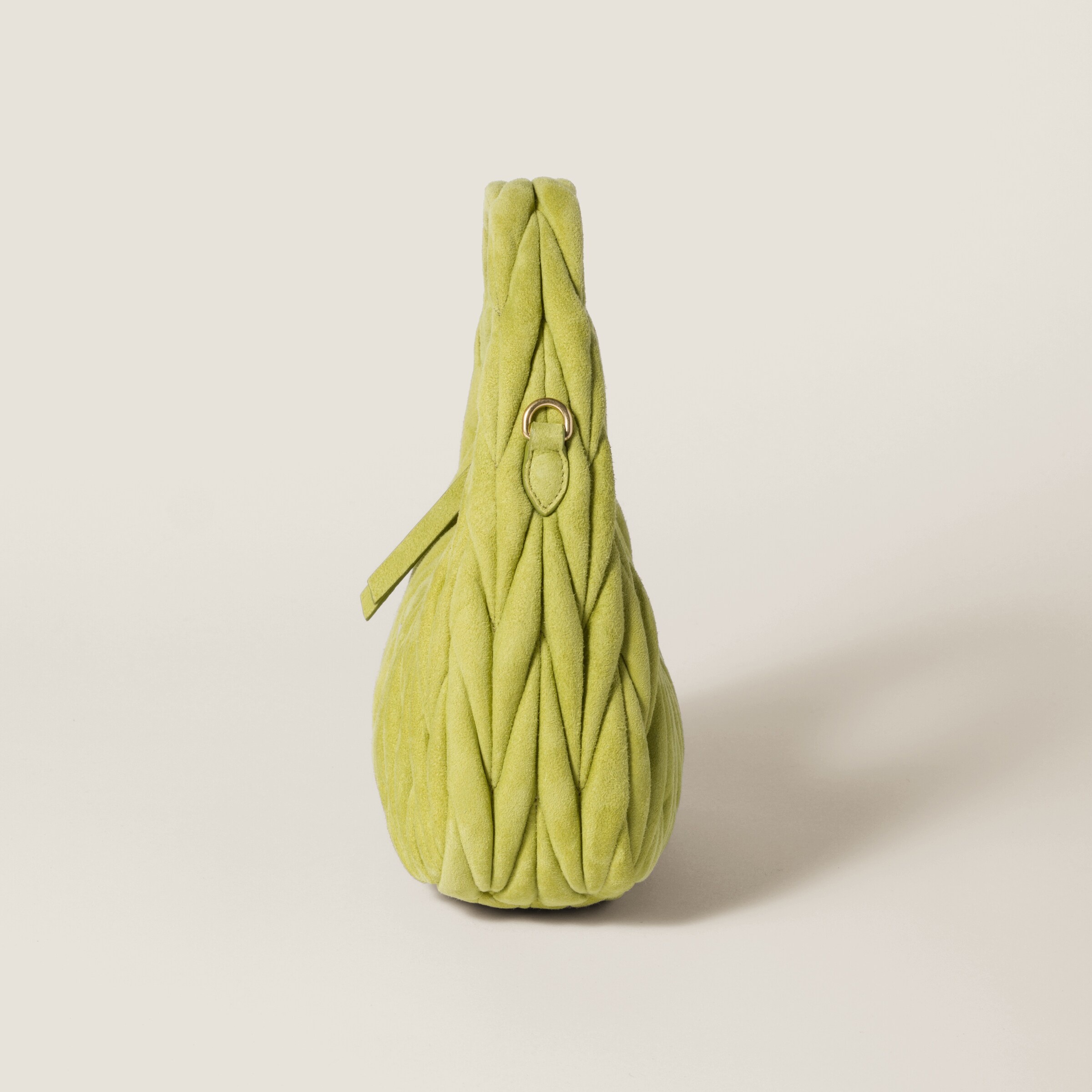 Wander matelassé suede bag - 5