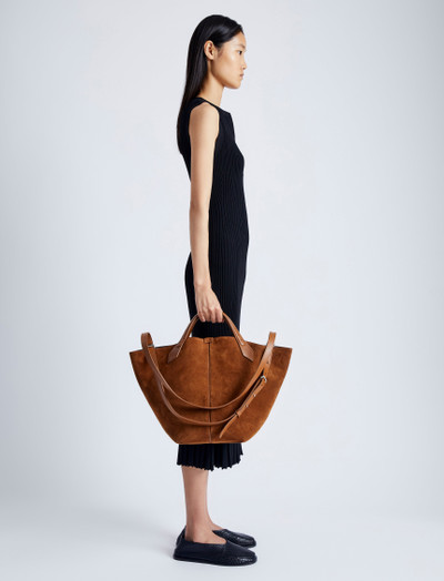 Proenza Schouler Large Chelsea Tote in Suede outlook