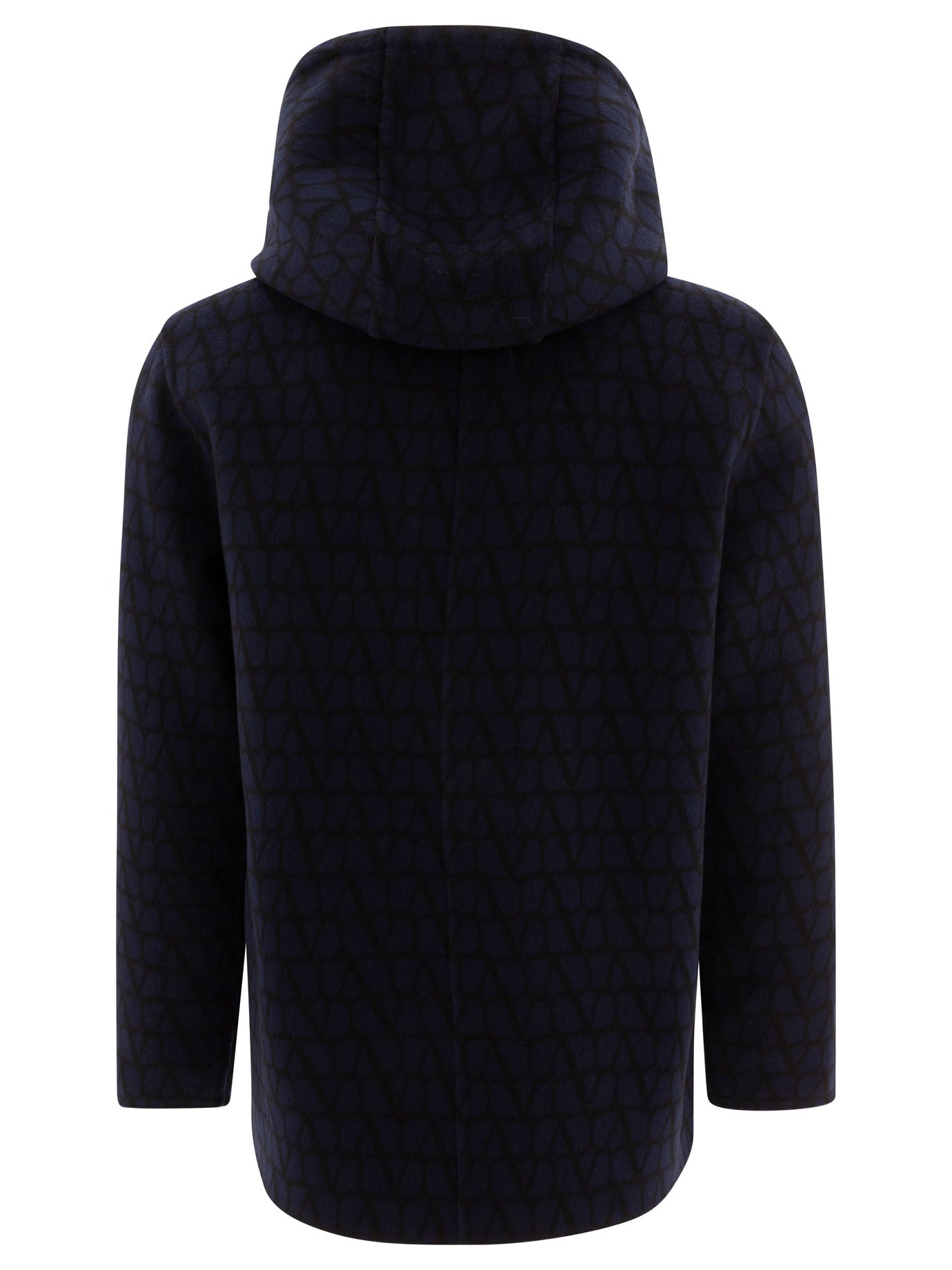 コートその他 Valentino Reversible hoodie-style coat Valentino Reversible Hoodie-Style Coat Coats Blue
