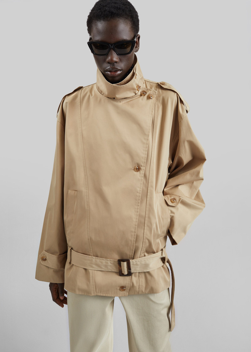 Virar Short Trench - Beige 6