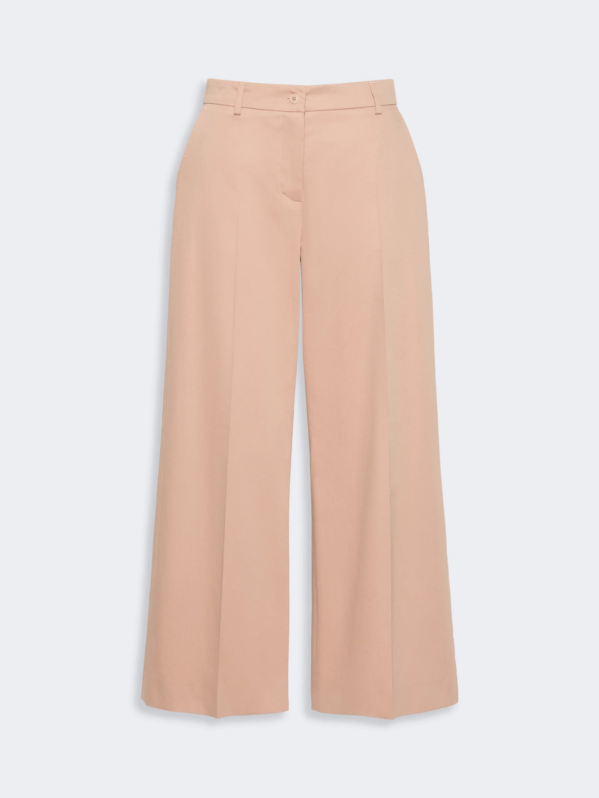 URIAL Cotton satin trousers - ANTIQUE ROSE - 1