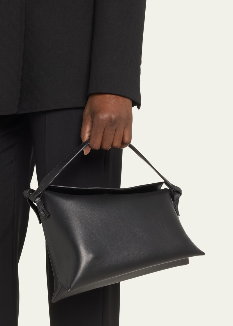 AESTHER EKME Lune Mini Leather Top-Handle Bag outlook