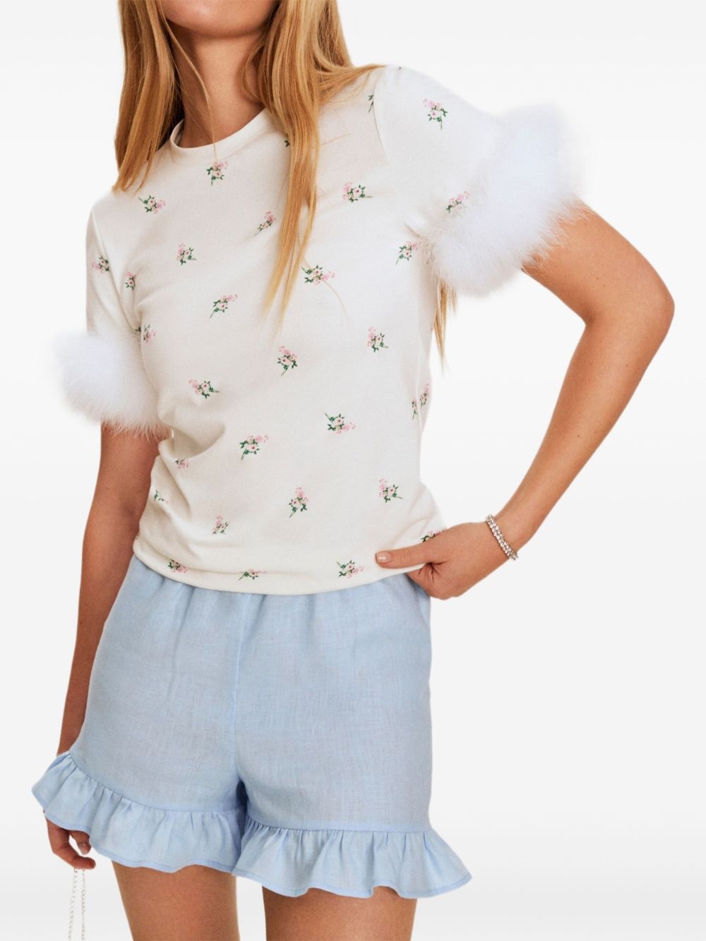 Cha Cha ruffled-hem shorts set - 3