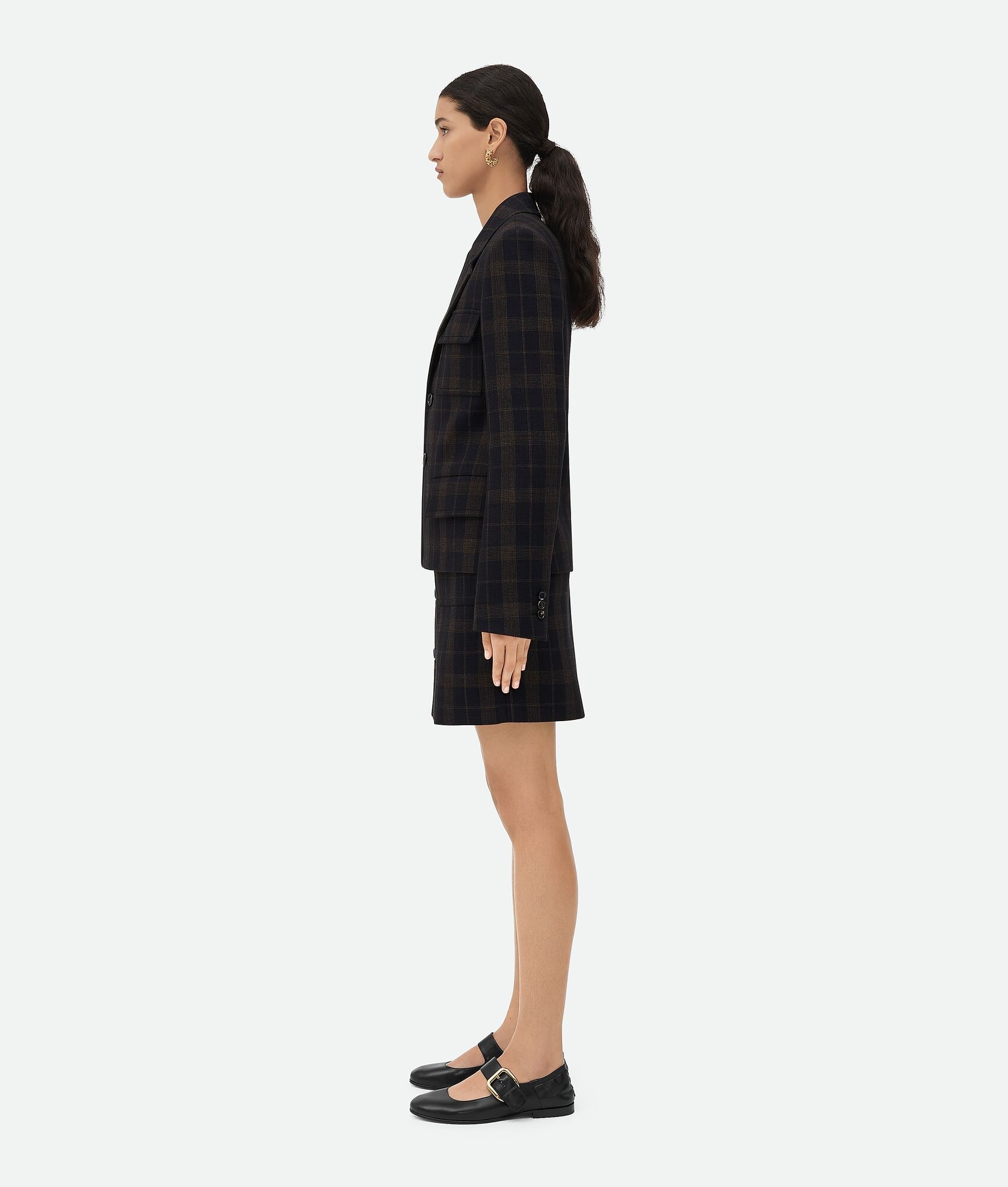 Checked Cotton Mouline Jacket - 2