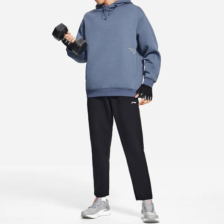 Li-Ning Logo Straight Sweatpants 'Black' AKLS681-4 - 3