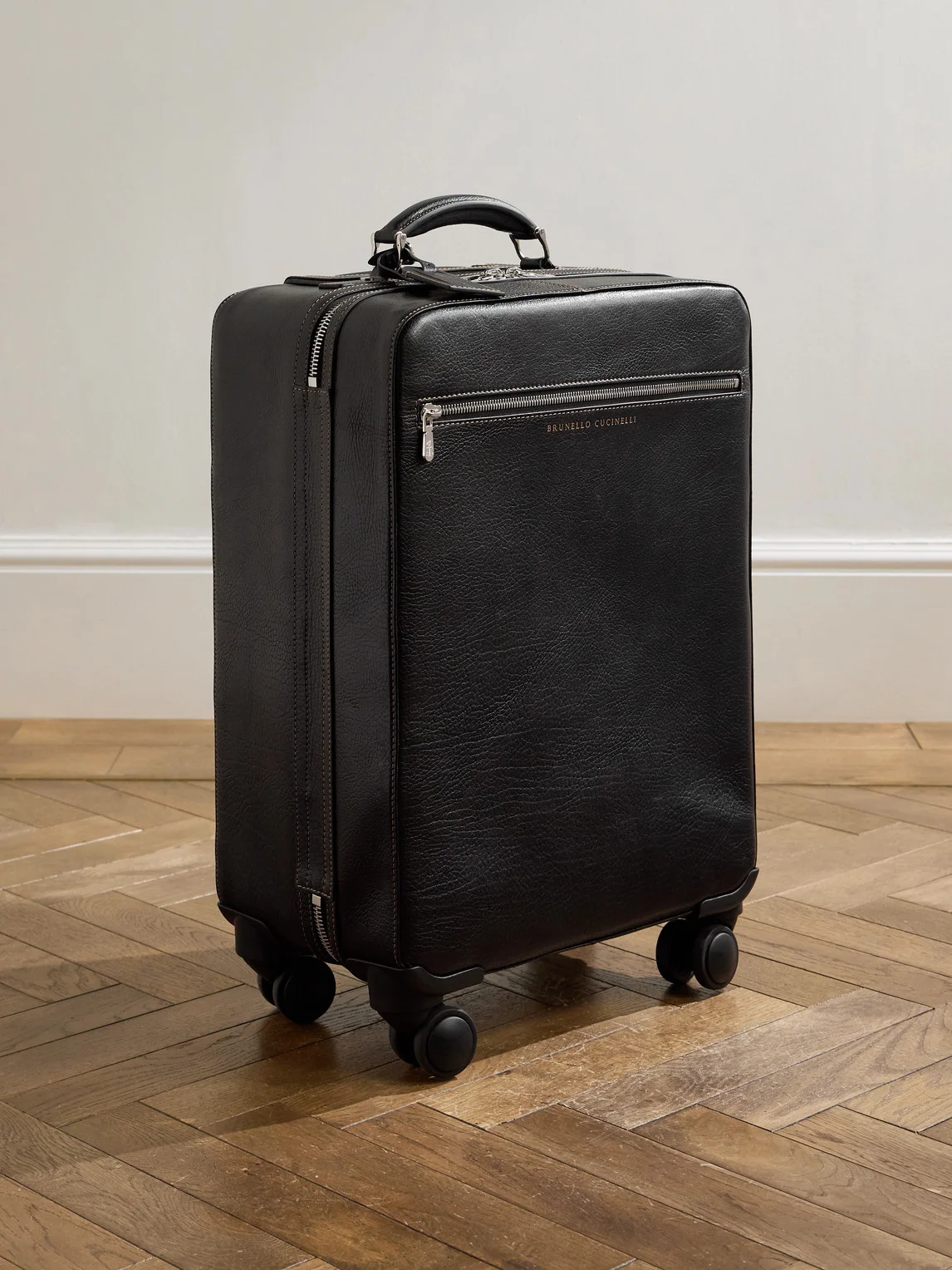 Full-Grain Leather Suitcase - 1