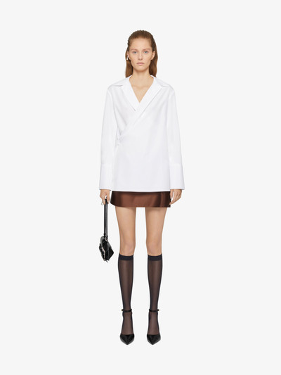 Givenchy WRAP SHIRT IN POPLIN outlook