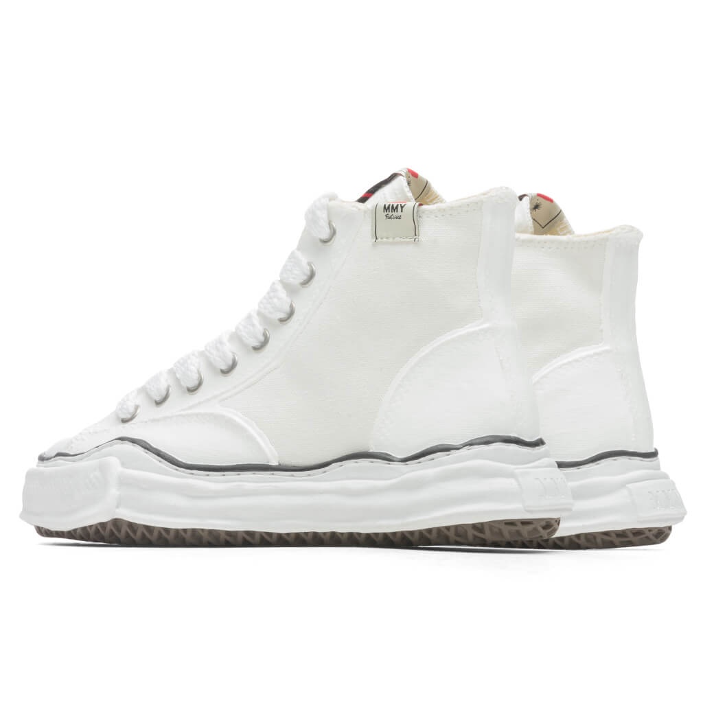 PETERSON HIGH OG SOLE RUBBER PAINTED CANVAS SNEAKER - WHITE - 3