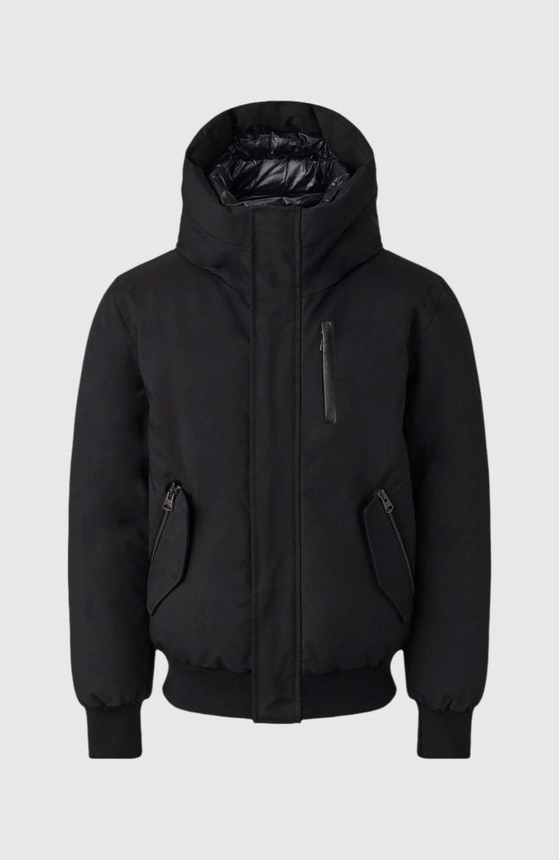 DIXON-NFR 2-In-1 down bomber jacket with hooded bib for men 1