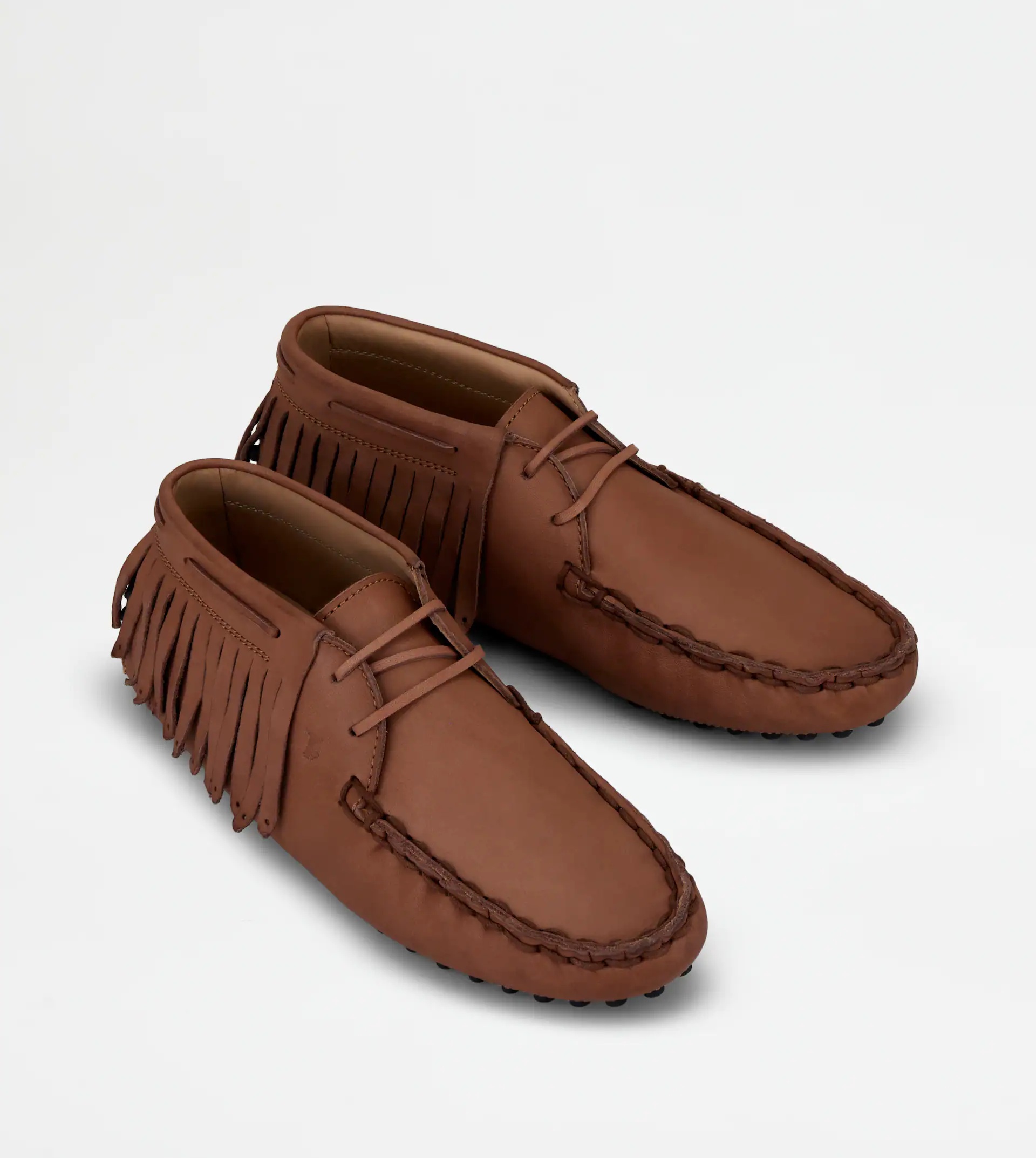 GOMMINO DESERT BOOTS IN LEATHER - BROWN - 3