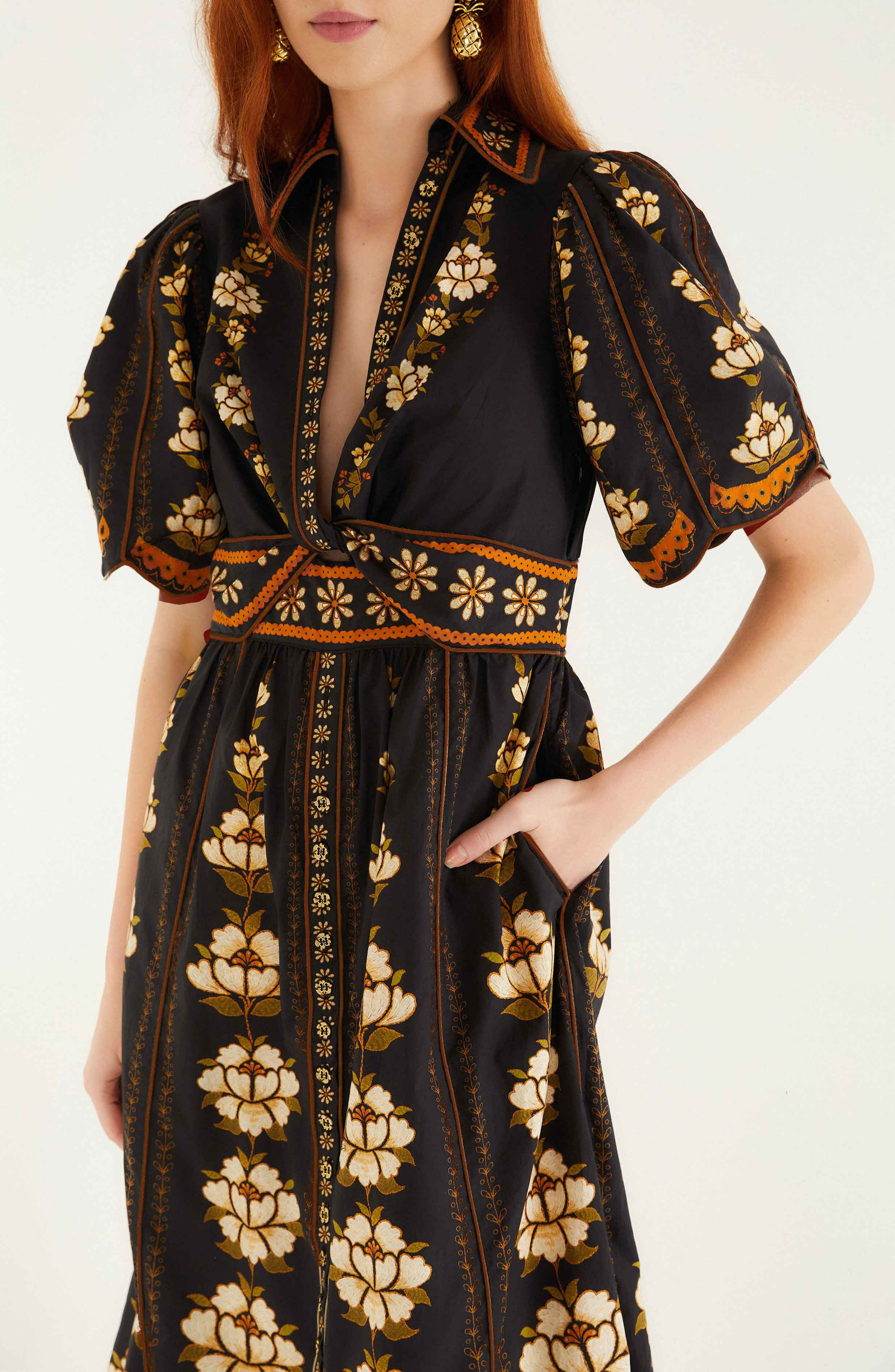 FARM Rio Embroidered Flowers Dress at Nordstrom - 4