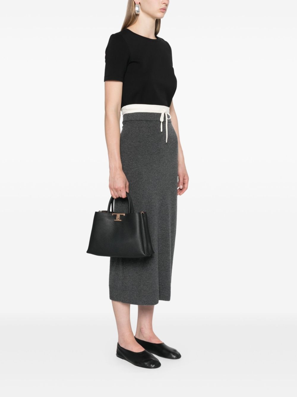 T Timeless leather tote bag - 2